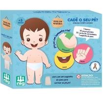 Nig Brinquedos Brinquedo Educativo Cadê o Seu Pé