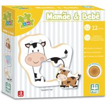 Nig Brinquedos Jogo Educativo Madeira Be a Bá Mamãe e Bebê 12 Peças Nig Brinquedos Jogo Educativo Madeira Be a Bá Mamãe e Bebê 12 Peças