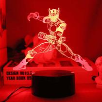 Night Light Kamens Riders Anime Creative 3D com ABS acrílico Night Light Kamens Riders Anime Creative 3D com ABS acrílico
