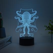 Night Light Octopus 3D LED Creative Light Painting Anime