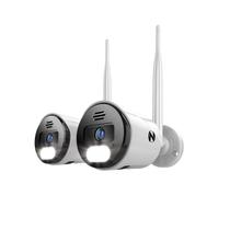 Night Owl Sp, Llc Câmeras de holofote duplo internas/externas Night Owl Wi-Fi IP 4K HD com áudio bidirecional, alertas de voz predefinidos e sirene de câmera embutida