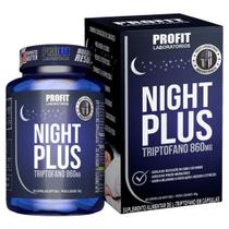 Night Plus Triptofano 860mg 60caps - Profit - Profit Labs