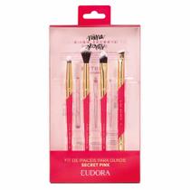 Niina Secrets by Eudora Secret Pink Kit de Pincéis para Olhos
