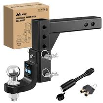 Nilight Engate de Reboque Ajustável com Bola 7500 lb, queda de 24 cm