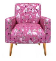 Nina infantil suede estampado