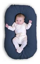 Ninho Casulinho Bebê Sensorial M + Capa Algod ul Marinho