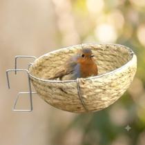Ninho de corda Sisal p/ Pássaros Médio Porte Trinca Ferro, Pixarro, Aves, resistente, confortável Ninho de corda Sisal p/ Pássaros Médio Porte Trinca Ferro, Pixarro, Aves, resistente, confortável