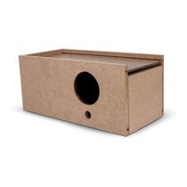 Ninho de Madeira MDF para Calopsitas e Periquitos Gaiola - Shop Mais Pets