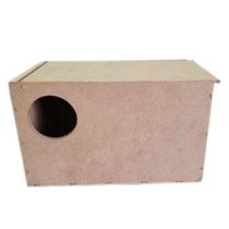 Ninho de Madeira - Periquito Inglês - Horizontal Ninho de Madeira - Periquito Inglês - Horizontal