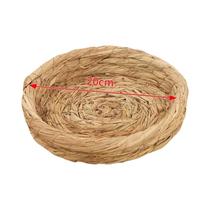 Ninho De Pássaro De Palha Tecido À Mão Em Pele De Tigre Para Preservação De Calor E Reprodução De