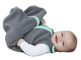 Ninho de sono Fleece Baby Sleeping Bag, Lago Verde, Pequeno (0-6 Meses)