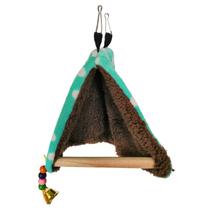 Ninho de tenda de poleiro de pássaro pendurado snuggle hut papagaio em pé habitat para periquito calopsita boxina cama para gaiolas - 2