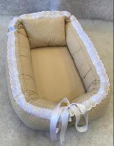 Ninho para bebe Aconchegante - Poá Marrom Ninho para bebe Aconchegante - Poá Marrom