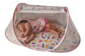 Ninho Para Bebê Com Mosquiteiro Mini Berço Portátil Toys - Fabrincando Idéias