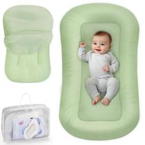 Ninho para Bebê Cpzzkq para Recém-nascidos de 0 a 24 Meses com Capa Verde Ninho para Bebê Cpzzkq para Recém-nascidos de 0 a 24 Meses com Capa Verde