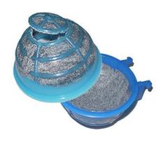 Ninho Plástico Azul tipo Bola com Forro Carpete Manon Ninho Plástico Azul tipo Bola com Forro Carpete Manon