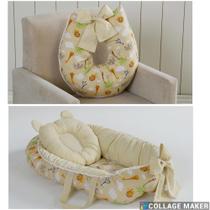 Ninho redutor de bebê + almofada p/ amamentação 100 algodão - MPW ENXOVAIS