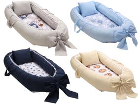 Ninho Redutor De Berço Ajustável Com Alça e Zíper Para Bebê