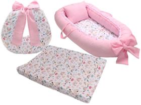 Ninho Redutor De Berço Almofada Amamentação Trocador Cômoda Arco Iris Ninho Redutor De Berço Almofada Amamentação Trocador Cômoda Arco Iris