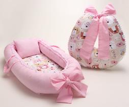 Ninho Redutor De Berço Almofada Amamentação Trocador Cômoda Ursa Mel Ninho Redutor De Berço Almofada Amamentação Trocador Cômoda Ursa Mel