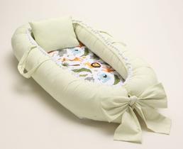 Ninho Redutor De Berço Almofada De Amamentação Menino Floresta Ninho Redutor De Berço Almofada De Amamentação Menino Floresta