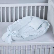 Ninho Redutor de Berço com Babado e Laço Conforto e Elegância para o Bebê