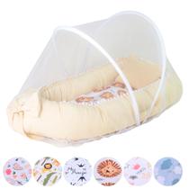 Ninho Redutor de Berço com Mosquiteiro Tela Protetora Bebê Menina Menino