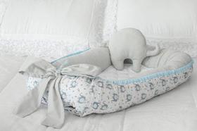 Ninho Redutor de Berço Elefante Loop com Almofada Travesseiro - Sv Baby Lar