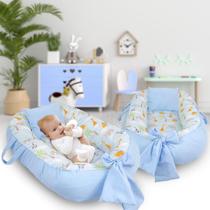 ninho redutor de berço ninho para bebê ninho oval estampado com alça 01 unidade