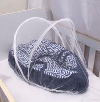 Ninho Redutor de Berço para Bebê com Mosquiteiro Várias Estampas - VM ENXOVAIS