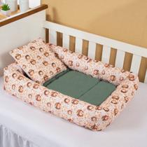 Ninho Redutor De Berço Para Bebê Menino Estampa Sublimada Ninho Redutor De Berço Para Bebê Menino Estampa Sublimada