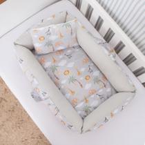 Ninho Redutor De Berço Para Bebê Menino Safari - Envio Imediato