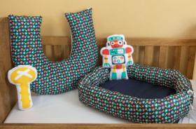 Ninho redutor de berço robo 04 peças Ninho redutor de berço robo 04 peças