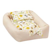 Ninho Redutor de Berço Rolinho 4 Peças com travesseiro Menino Menina Completo