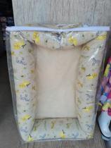 Ninho Redutor de berço Tema Safari 100% algodão super confortável