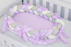 Ninho Redutor de Berço Trança Várias Cores 3 Peças Confortável - Barros Baby Store
