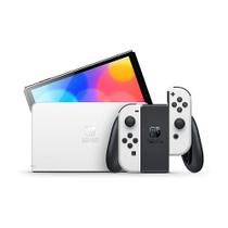 Nintendo Switch OLED 64gb Standard Branco E Preto Nacional