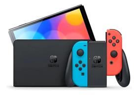 Nintendo Switch OLED Controle Azul e vermelho