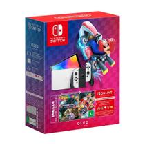 Nintendo Switch OLED Mario Kart 8 + Assinatura 3 Meses NSO Nintendo Switch OLED Mario Kart 8 + Assinatura 3 Meses NSO