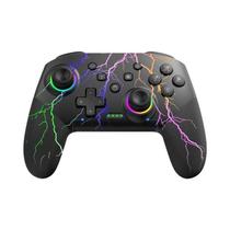 Nintendo Switch OLED Pro Controlador sem fio RGB Light Recarregável Função Turbo Gamepad