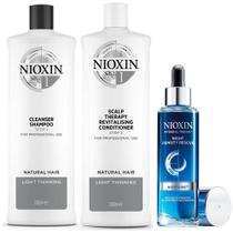 Nioxin Hair System 1 Sh + Cond 1000Ml + Night Density Rescue