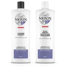 Nioxin Hair System 5 Shampoo + Condicionador 1000ml