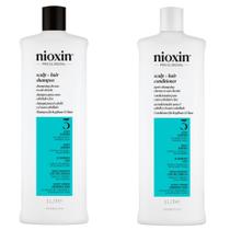 Nioxin Sistema 3 Scalp + Hair Shampoo 1000ml e Condi 1000ml Nioxin Sistema 3 Scalp + Hair Shampoo 1000ml e Condi 1000ml