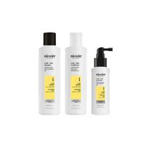 Nioxin System 1 Kit - Sh 150Ml + Cond 150Ml + Leave-In 50Ml