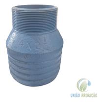 Nípel Adaptador Simples Fal Ferro Fundido 4x 2.1/2 Polegadas Nípel Adaptador Simples Fal Ferro Fundido 4x 2.1/2 Polegadas