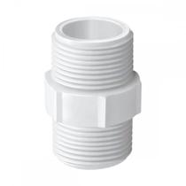 Nipel Branco Krona Rosca 3/4'' - Kit C/50 Pecas