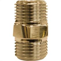 Nipel Latao Amarelo Metais Rei 1/2X1/2''