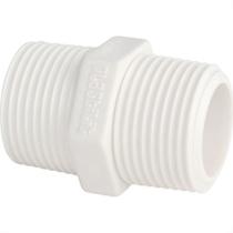 Nipel Roscável Branco 1/2" Plastilit Nipel Roscável Branco 1/2" Plastilit