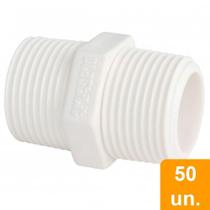 Nípel Roscável Plastilit 1/2P Embalagem com 50 Unidades Nípel Roscável Plastilit 1/2P Embalagem com 50 Unidades