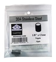 Nipla Smith Cooper SS 1/8" Schedule 40 Acero Inoxidable Nipla Smith Cooper SS 1/8" Schedule 40 Acero Inoxidable